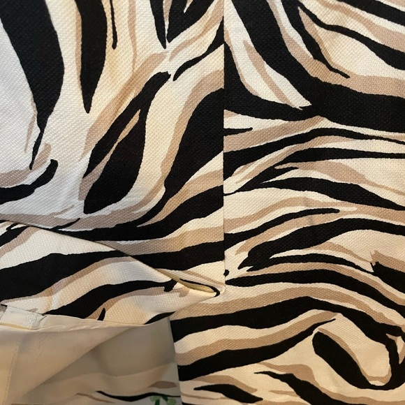 Size 4 Ann Taylor LOFT Zebra Print Pencil Skirt A5 - Picture 4 of 5